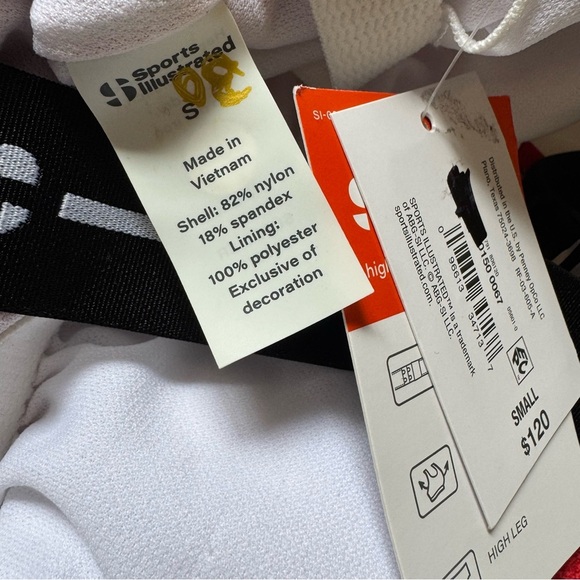 Sports Illustrated Red High Neck One Piece Swimsuit T Back Size S - Picture 5 of 6